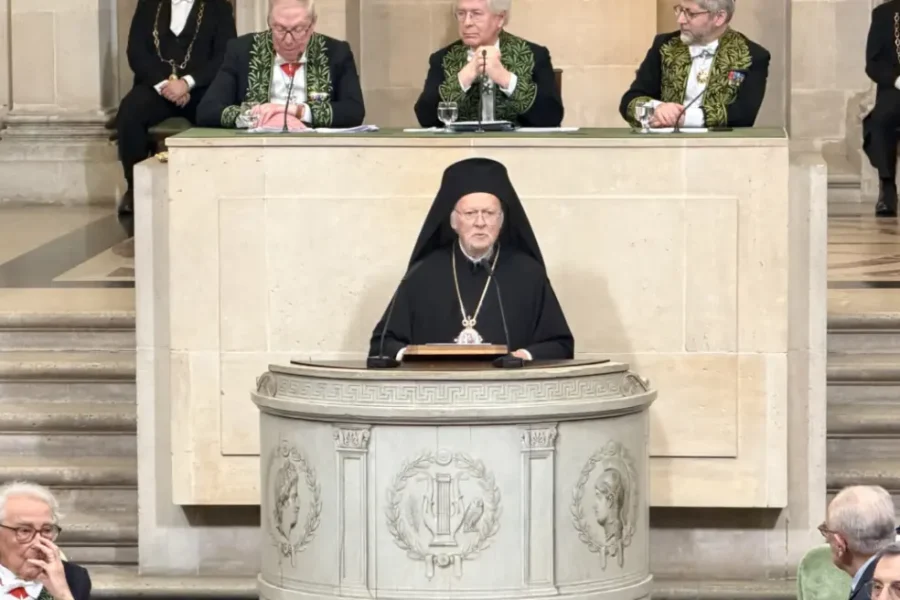Mέλος της Ακαδημίας της Γαλλίας έγινε ο Οικουμενικός Πατριάρχης Βαρθολομαίος