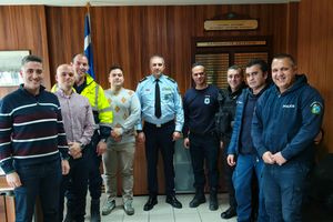 Συνάντηση με τον Ταξίαρχο κ. Χηνόπουλο είχαν οι αστυνομικοί του Ηρακλείου