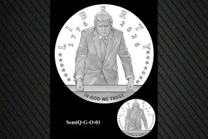 Ο Τραμπ θα κυκλοφορήσει χρυσό νόμισμα 24 καρατίων με τη μορφή του