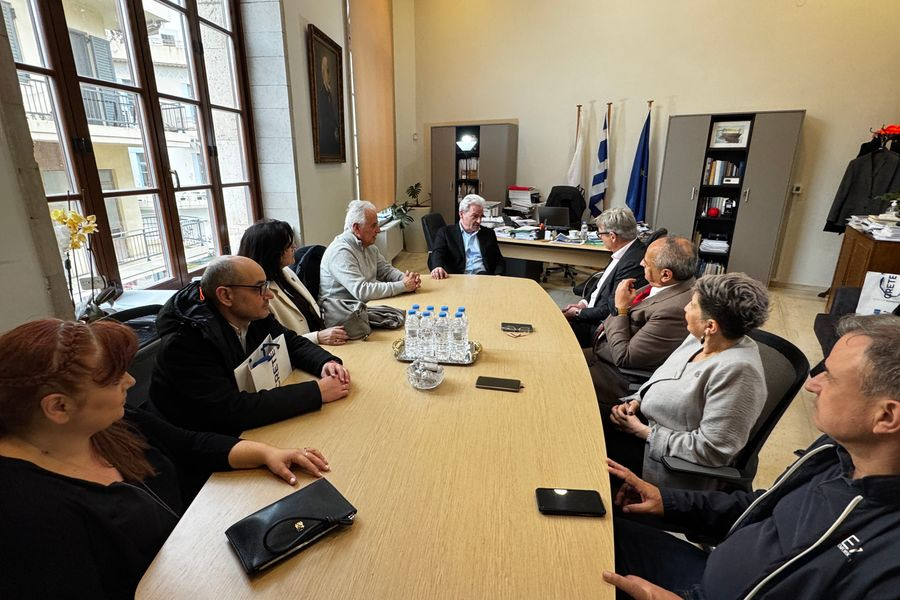 Με τον Γενικό Γραμματέα Ευρωπαϊκών Σχολείων συναντήθηκε ο δήμαρχος Ηρακλείου