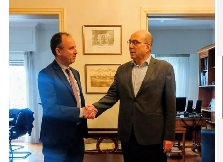 Συνάντηση Ανδρέα Στοϊμενίδη με τον Πρόεδρο του ΣΜΕ Κωνσταντίνο Γιαζιτζόγλου για την Υγεία και Ασφάλεια στον Εξορυκτικό Κλάδο