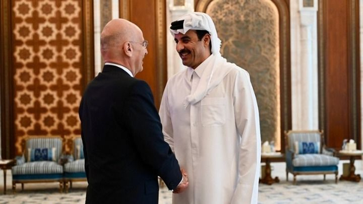 Συνάντηση Υπουργού Εθνικής Άμυνας με τον Εμίρη του Κατάρ