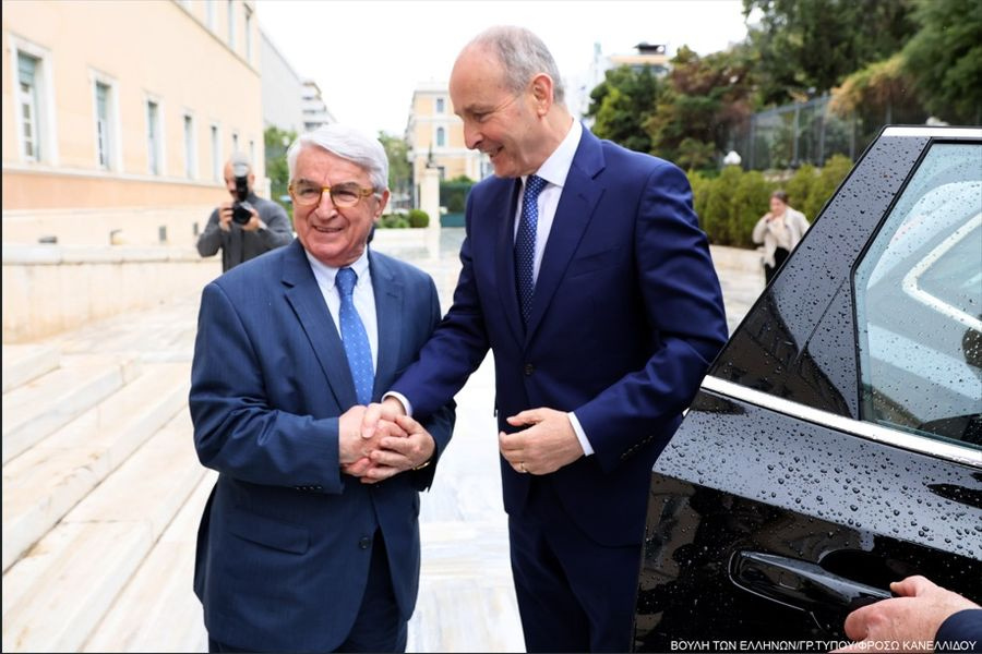 Συνάντηση του Γ΄ Αντιπροέδρου της Βουλής με τον Πρωθυπουργό της Ιρλανδίας