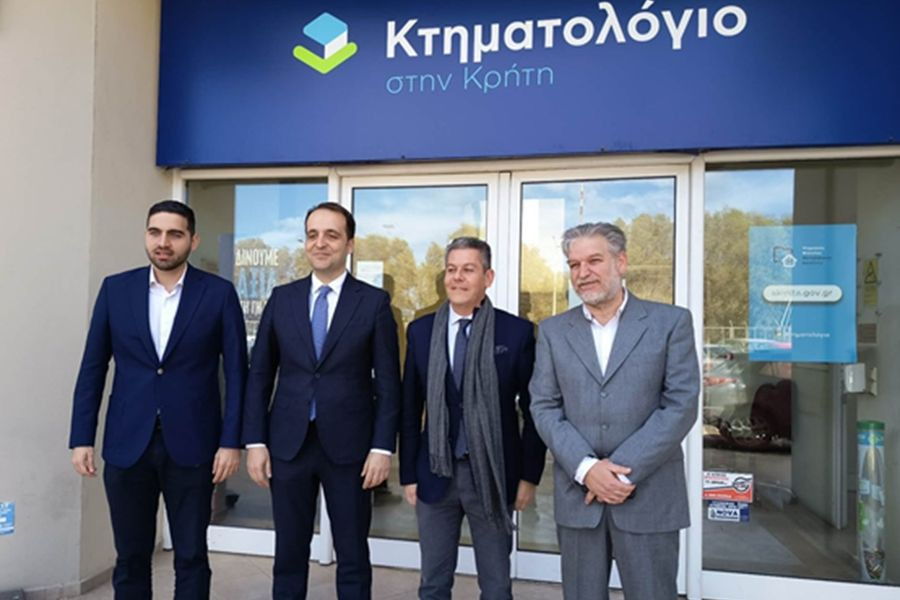 Επίσκεψη υφυπουργού Χρήστου Δερμεντζόπουλου στο Ηράκλειο