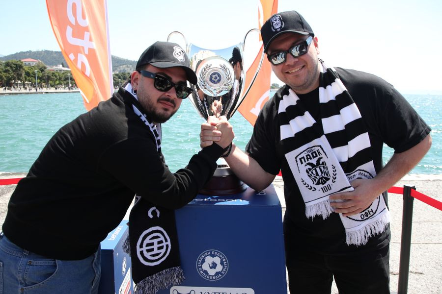 ΦΩΤΟ: Στιγμές διασκέδασης για τους φίλους ΟΦΗ και ΠΑΟΚ στον Βόλο