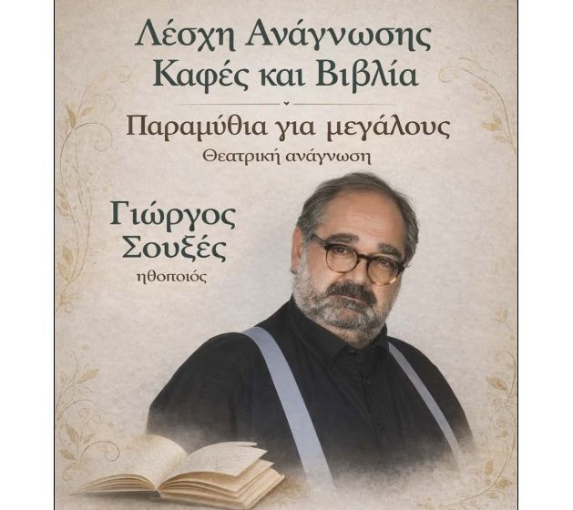 Ο Γιώργος Σουξές στη Λέσχη Ανάγνωσης «Καφές και Βιβλία»