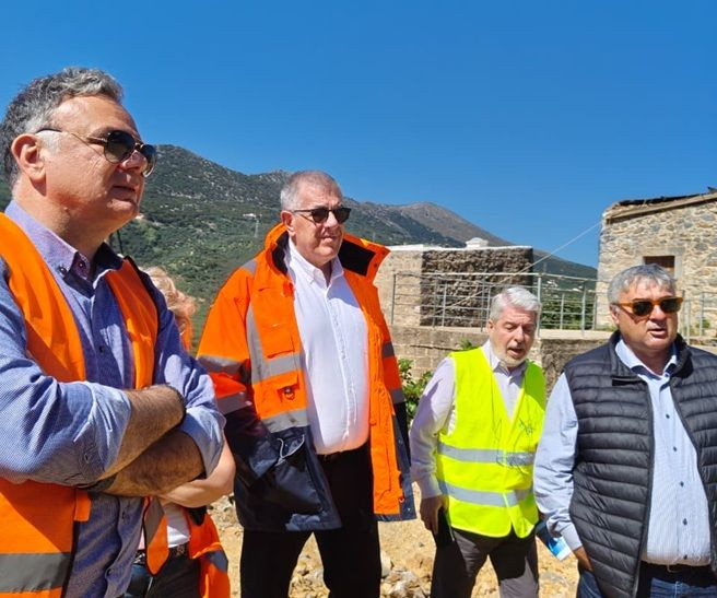 Νίκος Ταχιάος: Αυτοψία στα εργοτάξια και τις αρχαιολογικές εργασίες του ΒΟΑΚ