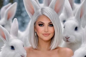 Η Καίτη Γαρμπή σε εμφάνιση… λαγουδάκι για το Πάσχα