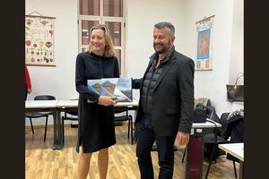 Στην Γεωργική Σχολή Μεσαράς η Πρέσβης της Ολλανδίας