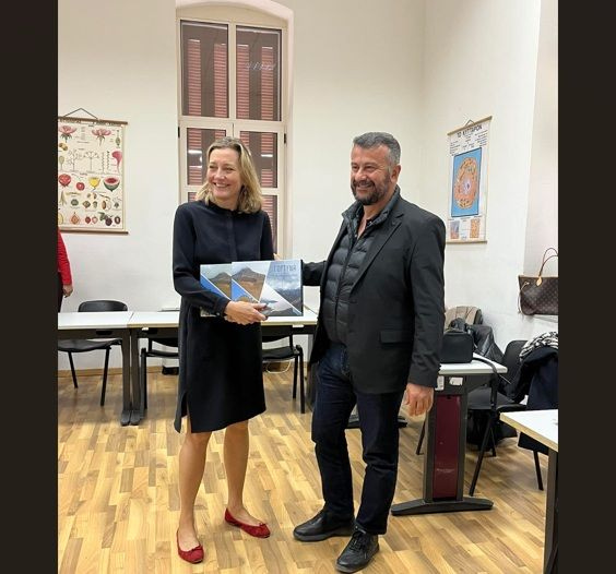 Στην Γεωργική Σχολή Μεσαράς η Πρέσβης της Ολλανδίας