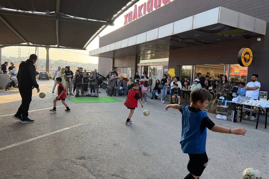 SM/Χαλκιαδάκης και Ακαδημία ποδοσφαίρου του Ερασιτέχνη ΟΦΗ, έκαναν… ζέσταμα για τον τελικό Κυπέλλου