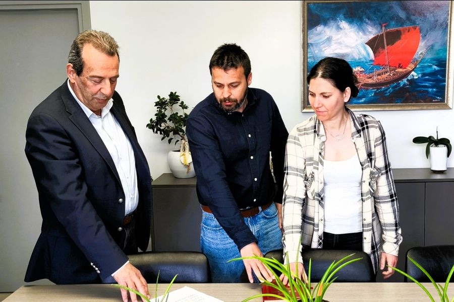 Ορκωμοσία δύο νέων εργατών καθαριότητας στον Δήμο Χερσονήσου