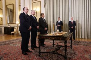 Ανασχηματισμός: Ολοκληρώθηκε η ορκωμοσία Σχοινά, Τουρνά και Λαζαρίδη στο Προεδρικό Μέγαρο