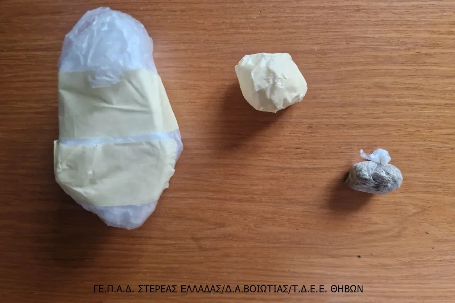 Δύο συλλήψεις για ναρκωτικά στη Θήβα Βοιωτίας – Κατασχέθηκαν πάνω από 100 γραμμάρια κοκαΐνης