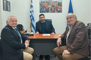 Συνάντηση Κωνσταντίνου Κεφαλογιάννη με τον Πρόεδρο και τον Ταμία της Πανελλήνιας Ομοσπονδίας Διευθυντών Ξενοδοχείων.