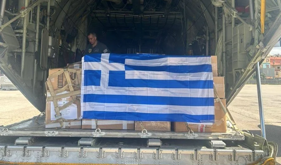 Η Ελλάδα έστειλε ανθρωπιστική βοήθεια στον Λίβανο
