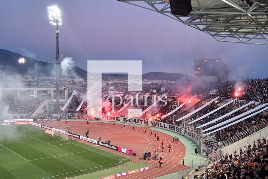 ΦΩΤΟ-ΒΙΝΤΕΟ: Η εντυπωσιακή είσοδος των ομάδων στο Πανθεσσαλικό