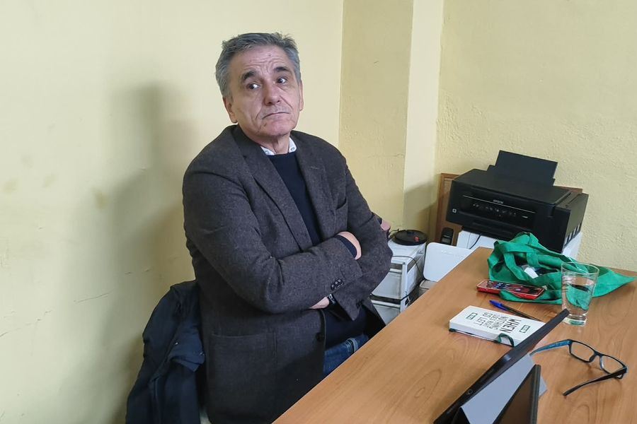 Στα Χανιά ο Ευκλείδης Τσακαλώτος-Συναντήθηκε με στελέχη της Νέας Αριστεράς