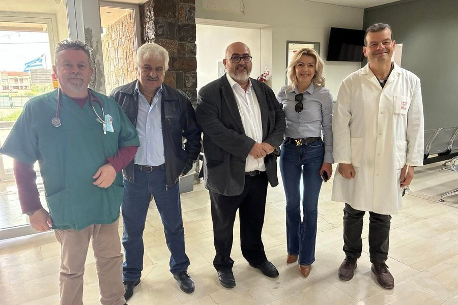Το Κέντρο Υγείας Καστελλίου επισκέφθηκε αντιπροσωπεία της τοπικής οργάνωσης Νέας Δημοκρατίας Μινώα Πεδιάδας