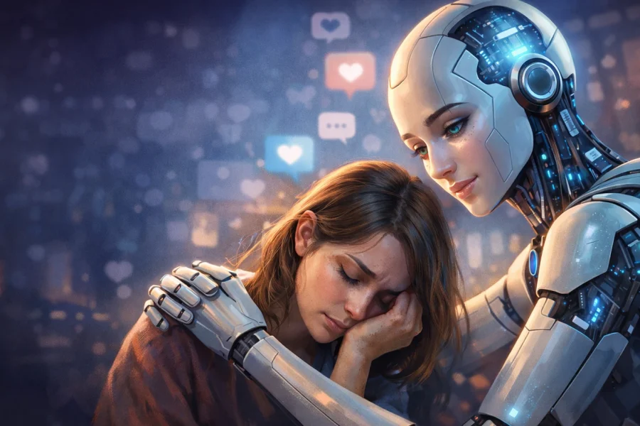 Ψηφιακή παρηγοριά ή ψευδαίσθηση σχέσης; Όταν η τεχνητή νοημοσύνη «ακούει» και «συμπάσχει» – Τα οφέλη και οι κίνδυνοι