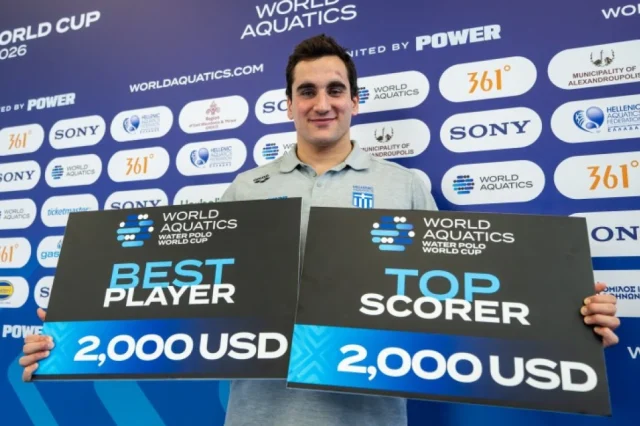 Πόλο: Πρώτος σκόρερ και καλύτερος παίκτης στα προκριματικά του World Cup ο Αργυρόπουλος