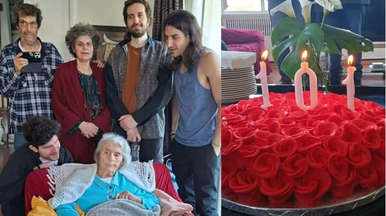 Η Μυρτώ Θεοδωράκη έγινε 101 ετών – Στο πλευρό της τα παιδιά και τα εγγόνια της