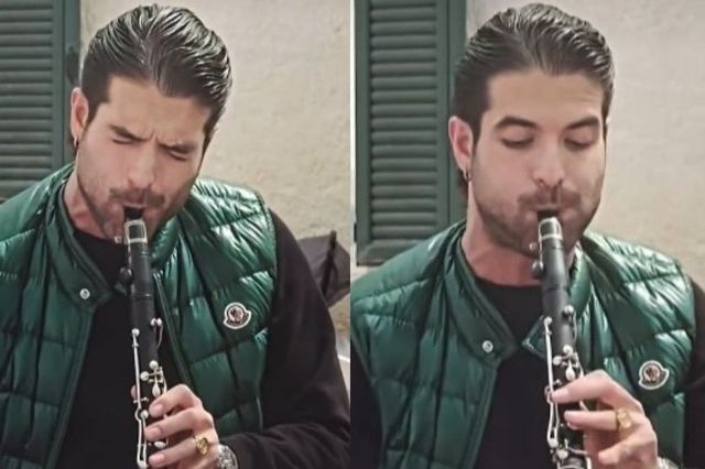 Άρης Μουγκοπέτρος: Συγκίνησε το διαδίκτυο παίζοντας ξανά κλαρίνο, ένα χρόνο μετά το ατύχημα