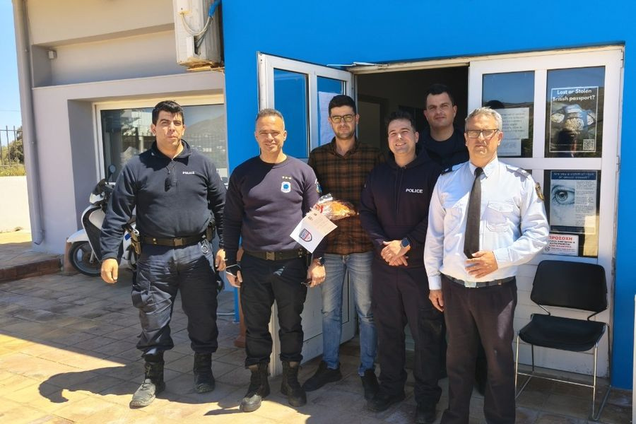 Επίσκεψη Ένωσης Αστυνομικών Ηρακλείου στο ΑΤ Μαλεβιζίου και Φαιστού Ηρακλείου