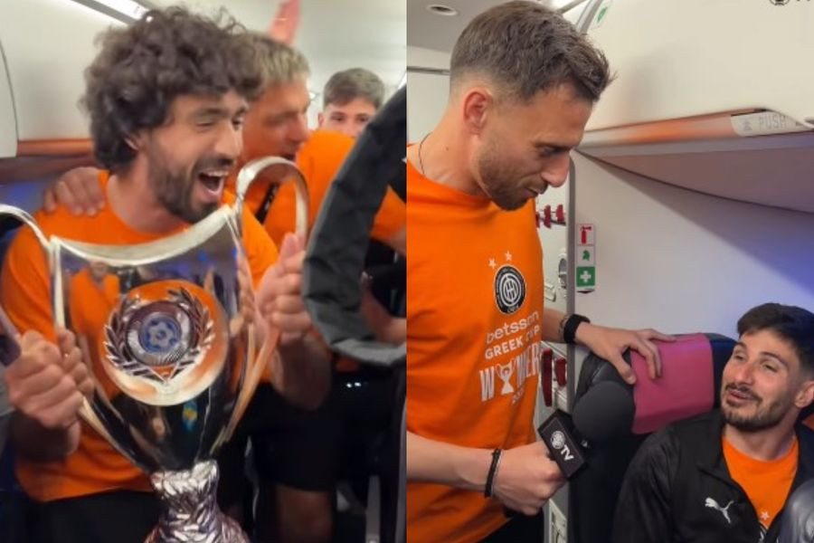 ΟΦΗ: Οι ξέφρενοι πανηγυρισμοί της επιστροφής και ο ρεπόρτερ Καραχάλιος