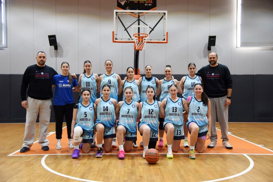 Τέσσερις νίκες ο Ηρόδοτος στο W Rising Stars της ΕΟΚ