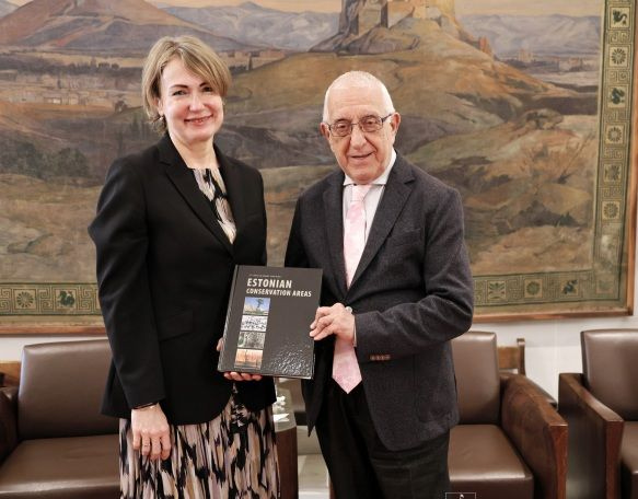 Συνάντηση του Προέδρου Βουλής των Ελλήνων με την Πρέσβυ της Δημοκρατίας της Εσθονίας