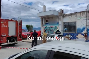 Κόρινθος: Κατέρρευσε τμήμα μπαλκονιού και σκότωσε γυναίκα, τραυματίστηκαν τα παιδιά της