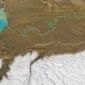 Εντυπωσιακές εικόνες από δορυφόρο της NASA με τη χιονισμένη έρημο της Παταγονίας