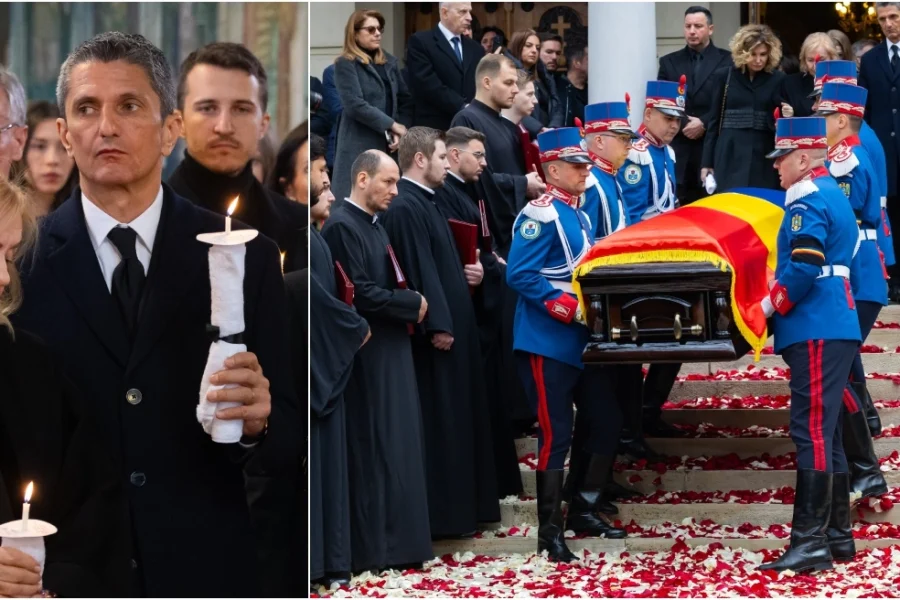 Με στρατιωτικές τιμές η κηδεία του Μιρτσέα Λουτσέσκου: «Ελπίζω να είσαι υπερήφανος για εμένα» είπε ο γιος του Ραζβάν στον επικήδειο