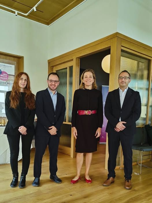 Συνάντηση εργασίας της Πρέσβειρας της Ολλανδίας, Barbara van Hellemond με εκπροσώπους του ΙΤΕ και του ΕΛΜΕΠΑ