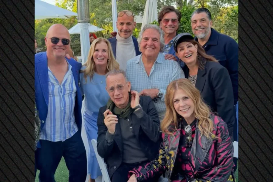 Η Νία Βαρντάλος γιόρτασε το ελληνικό Πάσχα στην Αμερική με τον σύντροφό της: Μαζί τους και ο Τομ Χανκς με τη Ρίτα Γουίλσον