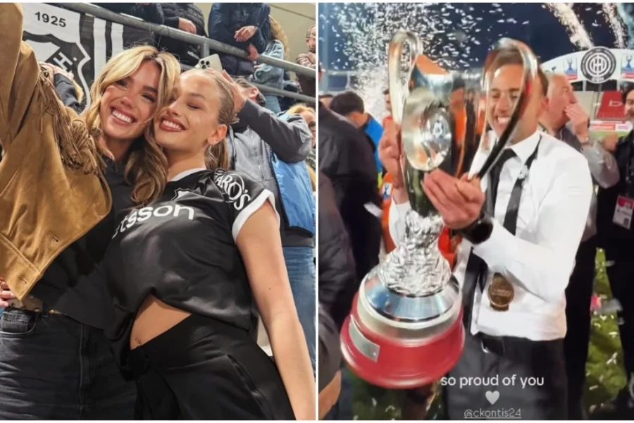 Η κόρη του Χρήστου Κόντη πανηγυρίζει για το Κύπελλο του ΟΦΗ
