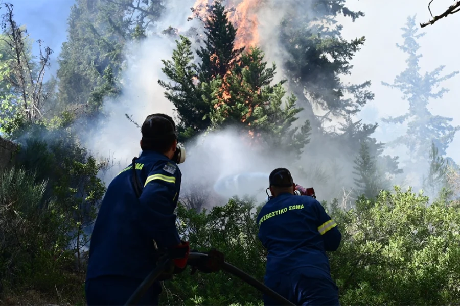 Σε ισχύ από σήμερα ο Ημερήσιος Χάρτης Πρόβλεψης Κινδύνου Πυρκαγιάς για την φετινή αντιπυρική περίοδο