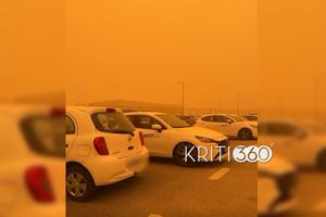 Προβλήματα με τις πτήσεις εξαιτίας της σκόνης και των θυελλωδών ανέμων στο αεροδρόμιο Χανίων