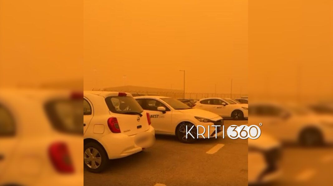 Προβλήματα με τις πτήσεις εξαιτίας της σκόνης και των θυελλωδών ανέμων στο αεροδρόμιο Χανίων