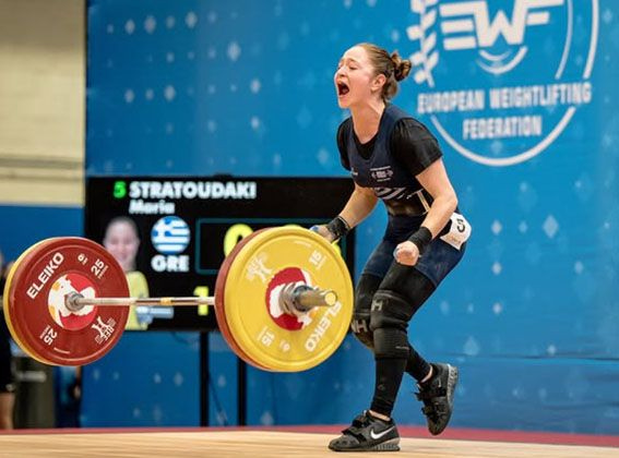 Η Μαρία Στρατουδάκη στο Ευρωπαϊκό πρωτάθλημα Άρσης Βαρών της Γεωργίας