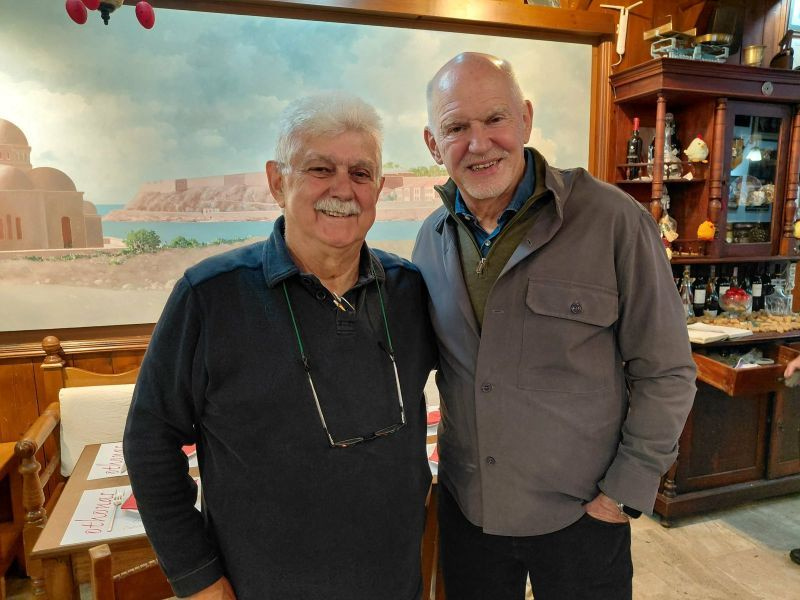 Λάτρης της κρητικής γαστρονομίας ο Γιώργος Παπανδρέου