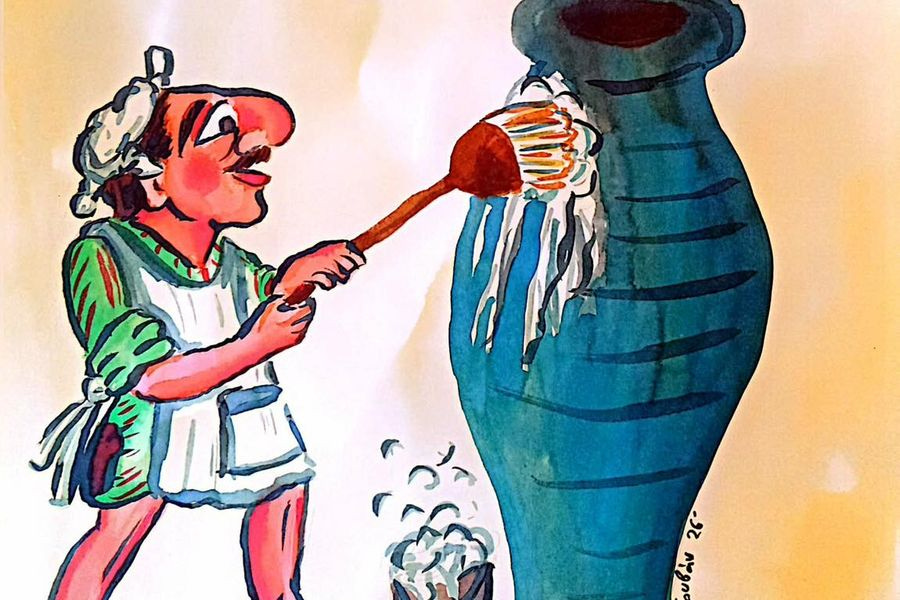 «Ο Καραγκιόζης και το Πυθάρι» στο Θύραθεν