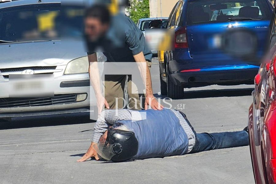 ΦΩΤΟ: Σύγκρουση αυτοκινήτου με μηχανή στα Χανιά – Στο νοσοκομείο ο αναβάτης