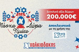Πάσχα γεμάτο δώρα στα super markets Χαλκιαδάκης!