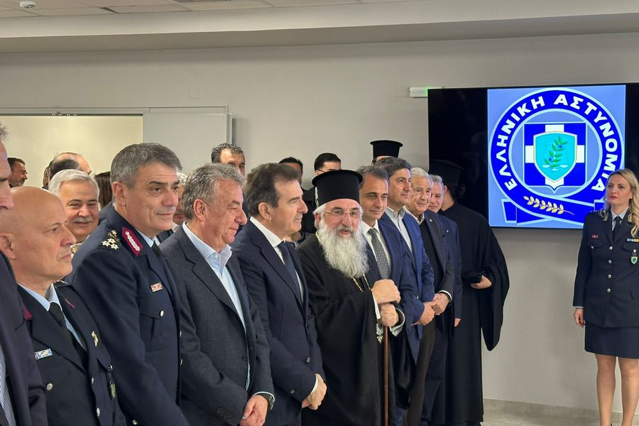 (ΦΩΤΟ) Στο Ηράκλειο ο Υπουργός Προστασίας του Πολίτη Μ. Χρυσοχοΐδης