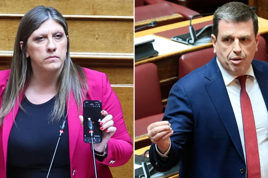 Σόου Κωνσταντοπούλου στη Βουλή, ανέβηκε στο βήμα και έπαιξε ηχητικό για τη Γάζα – «Γυρίστε πίσω στα θρανία» της είπε ο Καιρίδης