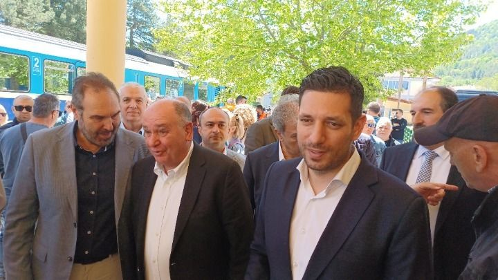 «Σφύριξε» το τρένο στη Φλώρινα με επιβάτη τον αν. υπουργό Μεταφορών Κωνσταντίνο Κυρανάκη