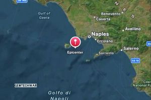 Σεισμός μεγέθους 4,4 βαθμών καταγράφηκε έξω από τη Νάπολη