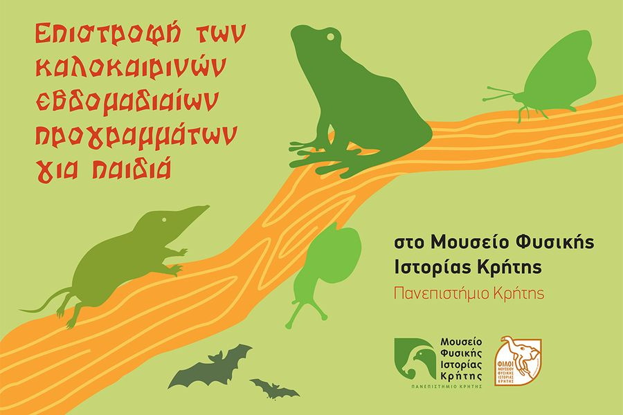 Εβδομαδιαία καλοκαιρινά προγράμματα στο Μουσείο Φυσικής Ιστορίας